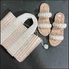 토트 새로운 진주 패션 스트리트 가방 손으로지고있는 어깨 해변 디자이너 핸드백 유명 브랜드 여성 Bagsstylisheendibags