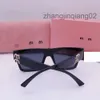 المصمم MUI MUI النظارات الشمسية دورة فاخرة أزياء رياضة استقطاب MIUI MIUI SUNGLASS MENS WOMANS NEW VINTAGE Driving Beach Black Gray Goggle Squar