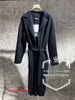 Женское кашемировое пальто Maxmaras, европейский агент по закупкам Nina 23, весна-лето, ограниченное количество лет кролика, обычное красное длинное шерстяное пальто на шнуровке Rjus