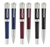 Édition limitée Writer Mark Twain Signature Roller ball pen Stylos à bille Noir Bleu Vin rouge Résine graver bureau école supplie7712673