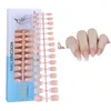 Faux Ongles Mat Français Conseils Naturels Extension Couverture Artificielle Faux Doigt Sculpté Manucure Outils Salon Maison Livraison Directe