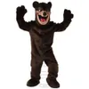 Halloween neues erwachsenes Braunbär-Maskottchen-Kostüm für Party-Cartoon-Figur-Maskottchen-Verkauf, kostenloser Versand, Unterstützung der Anpassung