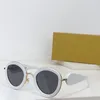 Nouveau design de mode lunettes de soleil œil de chat de forme ronde 40130U monture en métal et acétate style tendance et avant-gardiste lunettes de protection UV400 extérieures haut de gamme