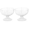 Wine Glasses 4 Pcs Plastic Dessert Cups Ice Cream Party Cocktail Toasting