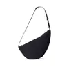 High End the Row New Nylon Canvas Banana Bag Casual Underarm Bag Half Moon Bag Crossbody Bag unisex Hög kvalitet