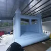 Atacado comercial inflável rosa bounce house completo pvc casamento bouncy castelo saltando cama crianças auditorias jumper branco para diversão dentro ao ar livre