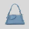 Totes Passamaneria moda Denim Borse da donna Designer Borsa a tracolla con tracolla larga Borse blu da ascella di lusso Y2K Borsa piccola tote femminile 2023stylishhandbagsstore