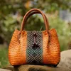 Totes Nieuwe geweven damestassen Katoen en linnen kleding Rotan Vrijetijdsstrand Smallcatlin_fashion_bags