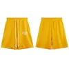 Women Loose T Shirt Jogger Mens Designer Basketball Shorts High Street Parker Party Fashion Set Clack Orange Collection