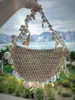 Totes Pearl Conch Grass Woven Bag Handheld Beach Vacation Women'sstylishyslbags