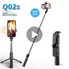 Monopiedi Selfie Stick con treppiede per iPhone Supporto per telefono cellulare Android Asta per smartphone Monopiede Bluetooth Asta luminosa a LED telescopica