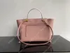 Nano Belt Bag Grained Leather Luxury Designer Kvinnor axelväskor Nya Pico Belt -väskor Vintage Crossbody tillbaka med dragkedja Totes 28 cm rosa handväskor