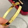 Klassisches Cartres-Armband Kajia Schraubendreher der fünften Generation, modisch, leicht, luxuriös, 18 Karat Gold, Netzrot, Roségold, lichtecht, für Kinder