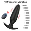 Vibrant Anal Plug Gode Vibrateur Pour Homme Femme Sans Fil Télécommande Butt Plugs Massage De La Prostate Gspot Stimulateur Sex Toys 240109