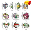 colorful Flower brain heart teeth uterus Badges Decorative Lapel Pins Backpack Enamel Pins Brooches for Clothing Jewelry