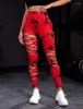 Damesbroeken Yoga Dames Naadloos Tie Dye Uitgehold Strak Hoge taille Heuplift Sport Fitnessbroeken Sneldrogend Gymleggings 2024