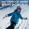 Loogdeel vinter värme skidhandskar barn pekar på skärm vattentät vindtät cykling snowboard skidsportmittens flickor pojkar 240109