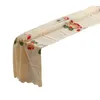 Nappe de Noël rectangulaire 55 x 94 pouces avec couverture à motif de cloche pour banquet, salle à manger, café, fête, pique-nique