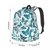 Sac à dos papillon aquarelle Turquoise Nature volant sacs à dos modernes garçon fille randonnée grands sacs d'école Design sac à dos