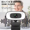 Webbkameror Webcam 4K 1080p Mini Camera 2K Full HD Webcam med Microphone 15-30fps USB Web Cam för YouTube PC Laptop Video Shooting Cameral240105