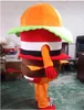 Halloween Hamburger Mascot Costume Cartoon Burger Anime Theme Character Christmas Carnival Party Fancy Costumes Adults Size Birthday Outdoor Outfit