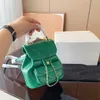 Oliecapaciteit FW mini nieuwe tas luxe wax schapenvacht groot patroonontwerper mode metalen rugzak ketting meisjes handtas schouder