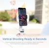 Monopods Zhiyun Smooth XS Smartphone Gimbal Selfie Stick Phone Monopod Handheld Stabilizer för smartphone iPhone Huawei Samsung