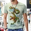 Männer T-Shirts 2022 Sommer Neue Totem serie T Shirt Für Männer Casual Übergroße Kurzarm Kleidung Street Hip Hop 3D druck Top TeesL240110