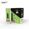 100% Original IGET Legend 4000 Puff Disposable Vape Pen Mesh Coil 14ml Pre-filled Pod 4K Puffs E Cigarette 5% RBG Light Vape Pen Kit 13 Flavors In stock