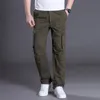 Men's Cargo Pants Mens Casual Multi Pockets Military Large Size Tactical Men Outwear Army Straight Winter Trousers 240109