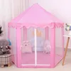 Enfants Portable pliant Prince princesse tente enfants château jouer maison enfants filles cadeau en plein air plage fermeture éclair tente livraison directe 240109