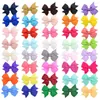 Accessoires de cheveux 40 couleurs Clips minuscules 2,2 pouces bébé arcs barrettes entièrement couvertes pour enfants filles nourrissons et tout-petits