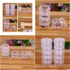 Other Home Storage Organization 5G Cream Jars Screw Caps Clear Plastic Makeup Sub-Bottling Empty Cosmetic Container Small Sample M Dhcsk