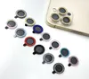 Bling Diamond Camera Lens Protector Glass Metal Ring Film för iPhone 13 12 11 Pro Max Mini Back Cover3701902