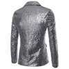 Shiny Gold Sequin Glitter Verfraaid Blazer Jas Mannen Nachtclub Prom Pak Kostuum Homme Stadium Kleding Voor zangers 240110