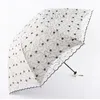 Paraplu Kanten Paraplu Outdoor UV Zonwering Parasol Mannen Vrouwen 3-Opvouwbare Creatieve Sombrillas Balinesas Jardin