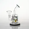 Hot Sale Factory Retail 3 Colors Cartoon Design H17cm Glass Water Bong Hookahs/Glass Oil Dab Rig Pipe 5MM Thickness Bongs with 14mm Female Joint and Glass Bowl