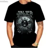 Herr t-shirts jinjer 3d tryck cool t-skjortor Menwomens avslappnade korta ärm t-shirt street hip hop rock personlighet tees toppar populära tshirtl240110