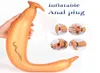 Plug anale gonfiabile Silicone Big Butt Plugs Dildo Stimolazione vaginale Massaggiatore prostatico Ano Giocattoli del sesso per uomini Donne Gay Productp06457049