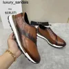 Berluti Business Leather Shoes Oxford Calfskin Handmade Top Quality Berluti dernière mise à niveau FastTrack coupe basse sports et course décontractée sont populaireswq