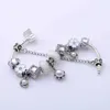 2024designer Pandorabracelet Snake Bone Jiagu Silver Personality Shiny Cat's Eye Fashion Large Hole Beads Bracelet