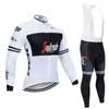 2020 Spring Autumn Collection New yellow Cycling Jersey Long Sleeve Men Outdoor Racing Bicycle Jersey ropa ciclismo set262O