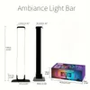 2 Stück intelligente LED-Lichtleisten, RGB-Nachtlicht mit Fernbedienung und APP-Steuerung, Musik-Sync-Hintergrundbeleuchtung für Gaming-TV-Schlafzimmerdekoration, Desktop-Lampe