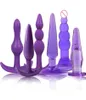 6pcsset Plug Anal Doux Anal Butt Plug Tête Ronde Pull Perles Massage Fesses G Spot Adulte Sex Toys pour Femmes et Hommes Produits Sexuels Y19196988