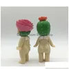 Action Toy Figures 12Pcs/Set Sweet Animal Marine Series Pvc Kawaii Cookie Popcorn Mini Collectible Model Kids Toys Doll Drop Deliv Dh59I