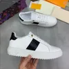 Designer Trainer Sneaker Denim schoenen Reliëf Witte Handtekening vrouwen Rubber Canvas Lederen Heren Trainers Sneakers Runner Schoenen 1.8 03