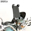 Mobiltelefonmonteringshållare JereFefish Motorcykelcykeltelefon Holder MOBILTELEFON STAND Support för alla typer av mobil GPS PDA MP4GPS Bike Holder YQ240110