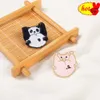 Épingle à revers en émail panda et cochon, broche en métal de dessin animé, bijoux pour femmes et hommes, chapeau, sac à dos, sacs, épingles de Badge, cadeaux pour enfants