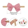 20 Pack Baby Girls Nylon Headbands Linen Hair Bows Hairbands Handmade Hair Accessories for born Infant Toddlers Kids 240109