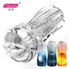 YEAIN Flesh Vibrating Light Massager Vagina Real Pussy Sex Masturbation Adult Toys Male Masturbator Cup For Men Silicone Product 240109